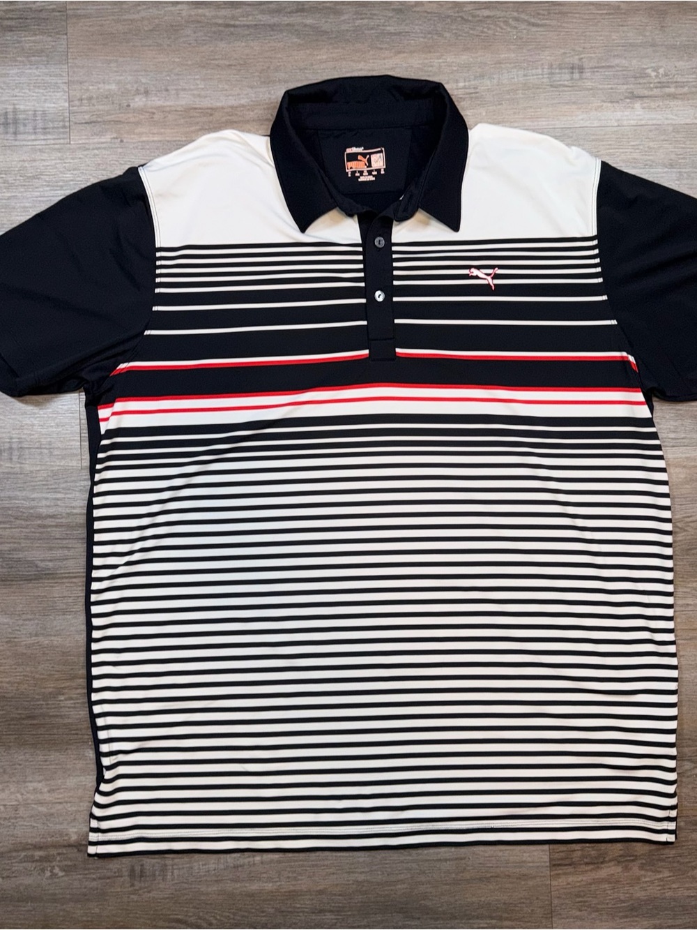 Puma Shirt Mens Extra Large Dry Cell Technology Short Sleeve Golf Polo Casual